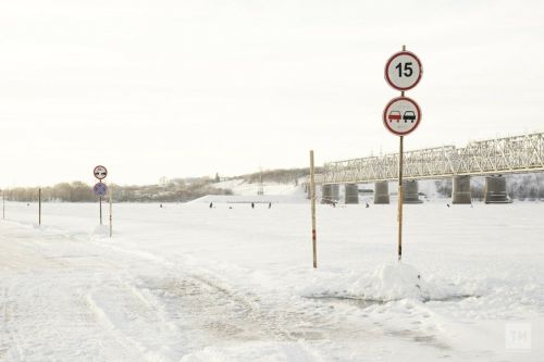 Все ледовые переправы в Татарстане закрыты