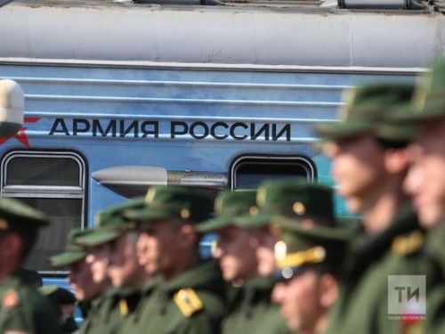 Призыв-2024: Уходят в армию солдаты