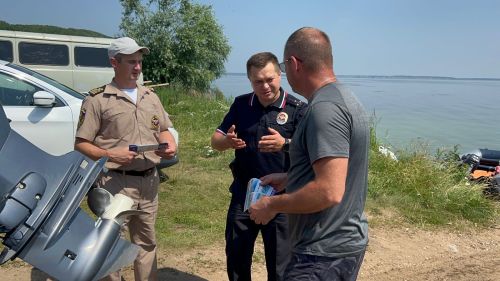Профилактика безопасности на водных объектах: Рейд в Тетюшском районе