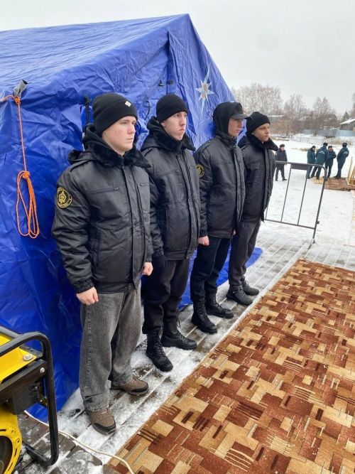 Форпостовцы дежурили во время проведения праздника «Крещение Господне»