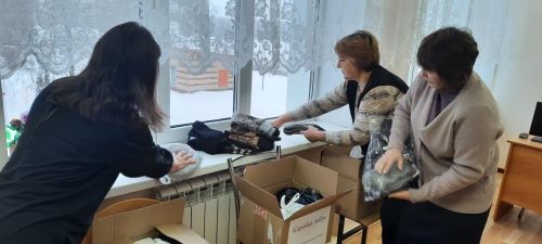 Тоншерминцы провели акцию «Коробка добра»