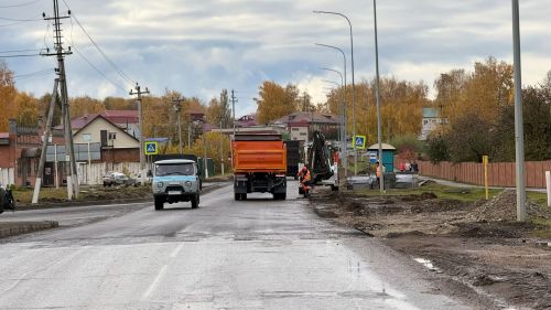 ДОРОЖНЫЕ РАБОТЫ В ТЕТЮШАХ