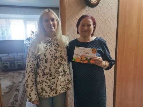 Сотрудники Тетюшского районного Дома культуры поздравили ветеранов