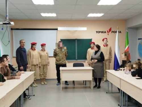 Герой‑земляк в Кильдюшевской школе: встреча с ветераном боевых действий