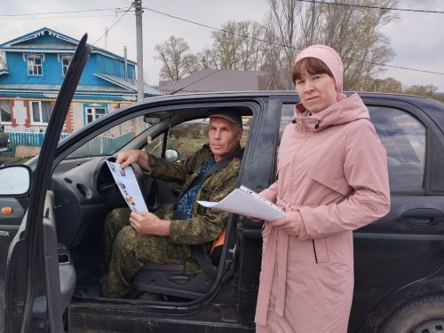 Жители Алабердино узнали, как избежать аварий на сельских дорогах