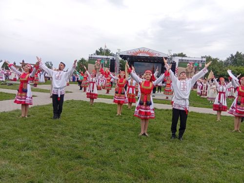 Фрагменты праздника «Валда шинясь» в селе Кильдюшево