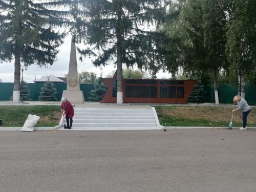 Акция «Чистый обелиск» прошла в селе Бакрчи Тетюшского района