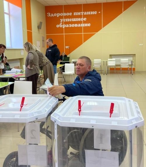 В Тетюшах проголосовал татарстанский пара-стрелок