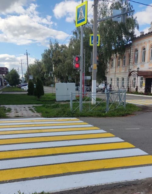 К новому учебному году — обновленные пешеходные переходы