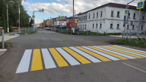 К новому учебному году — обновленные пешеходные переходы