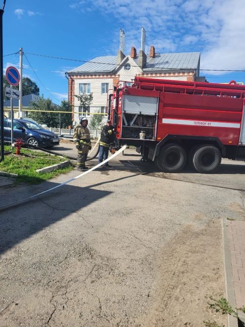 В Тетюшской ЦРБ успешно проведено противопожарное тактическое учение