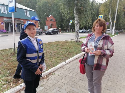Юные инспекторы движения провели акцию по БДД в Тетюшах