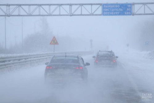 На трассе М12 в Татарстане ограничили движение автотранспорта