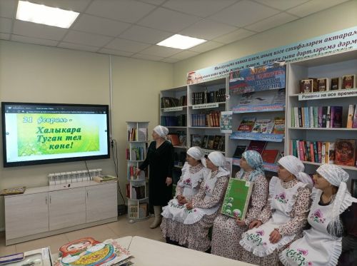 В Кляшевской библиотеке Тетюшского района прошёл урок языколюбия