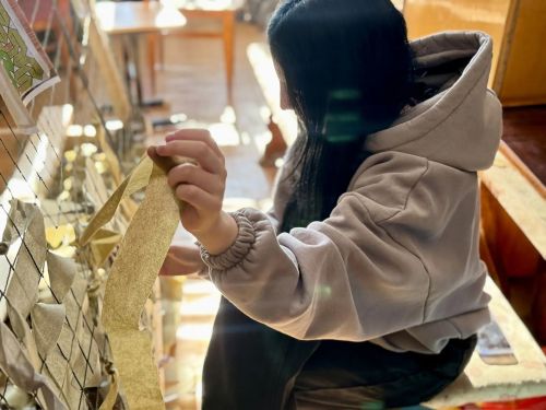 Студенты Тетюшского колледжа сплели маскировочную сеть