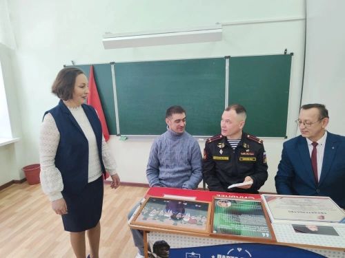 Год воинской и трудовой доблести начался в Тоншерме с участием Героя России Михаила Марцева