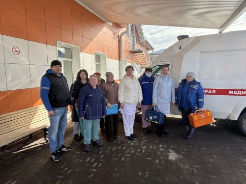 В Тетюшской ЦРБ прошло тактико-специальное учение