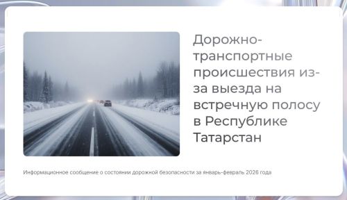 В Татарстане за два месяца в ДТП с выездом на встречную полосу погиб 21 человек