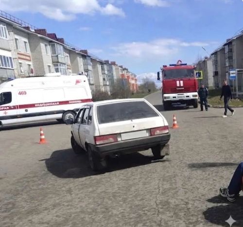 В Тетюшах на улице Южная произошло ДТП