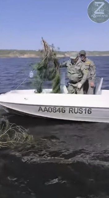 В Татарстане в прибрежной зоне реки Волги установили искусственные нерестилища