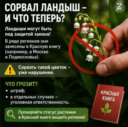 Задумывались, какой штраф можно получить за сорванный ландыш?