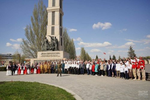 В Казани снимают клип в рамках акции «Песни наших отцов» — к 81‑й годовщине Победы