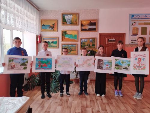Ученики Кильдюшевской школы присоединились к конкурсу «Победа глазами детей»