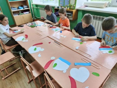 В лагере «Солнышко» прошли творческие и учебные занятия