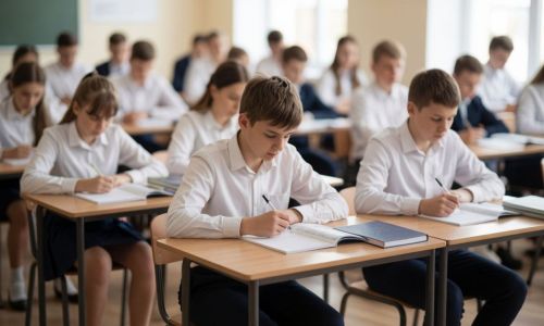 Девятиклассники Тетюшского района сдают ОГЭ по четырём предметам