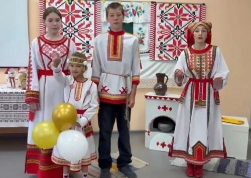 День мордовской культуры в пришкольном лагере Кильдюшевской школы