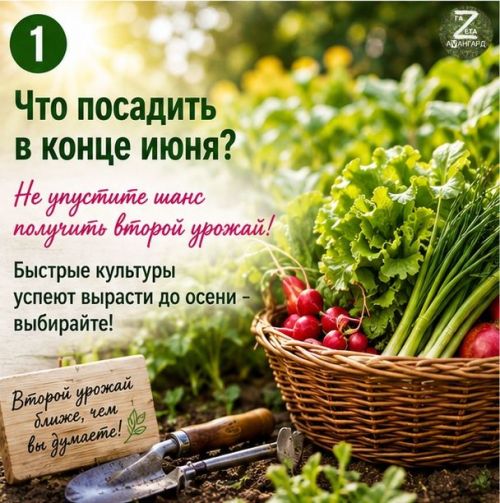 Конец июня — ещё не поздно сажать