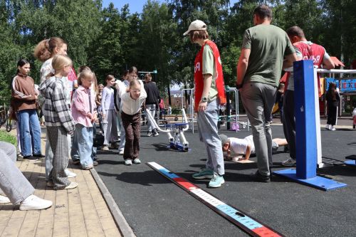 В Тетюшах отметили День защиты детей спортивными состязаниями по ГТО