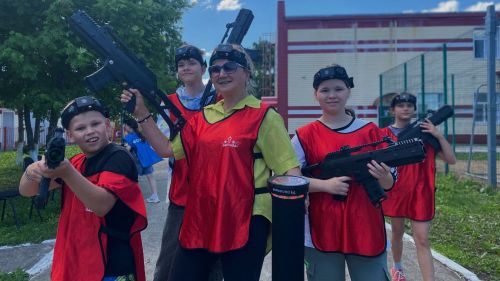 «Ласточка» балалар лагеренда лазертагы уены узды