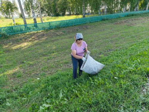 Байрашта «Чиста авыл» экологик акциясе узган