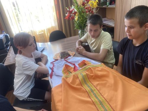 Дети села Чинчурино Тетюшского района познакомились с традициями и национальным костюмом
