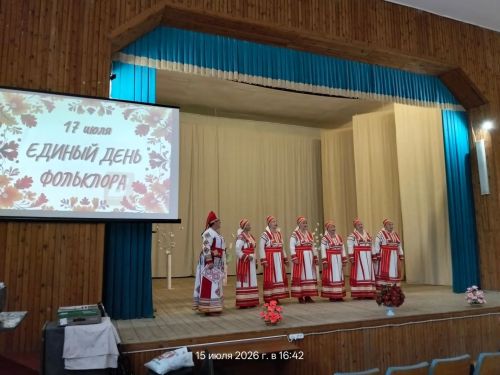 Фольклорный час, посвящённый мордовскому наследию прошел в Тетюшском районе