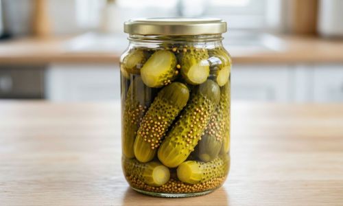 Готовим маринованные корнишоны с зёрнами горчицы: хрустящая закуска к празднику