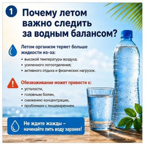 Почему летом важно следить за водным балансом?