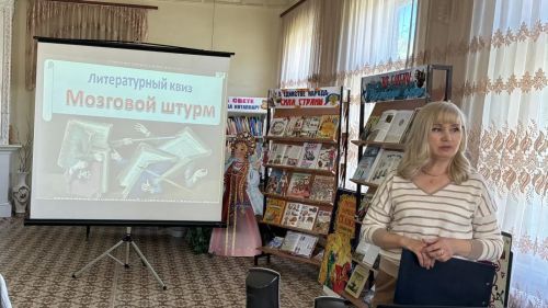 Тәтештә «Мозговой штурм» әдәби квизы узды