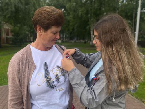 В Тетюшах прошла патриотическая акция «Цвета Родины» ко Дню флага России