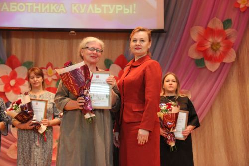 В Тетюшах наградили работников отрасли культуры
