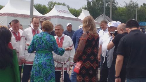 Кильдюшево. Праздник мордовской культуры "Валда шинясь"
