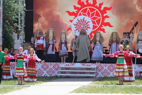 Республиканский праздник мордовской культуры "Валда шинясь"