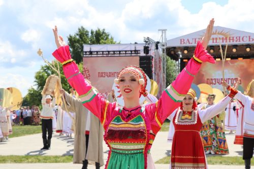 Республиканский праздник мордовской культуры "Валда шинясь"