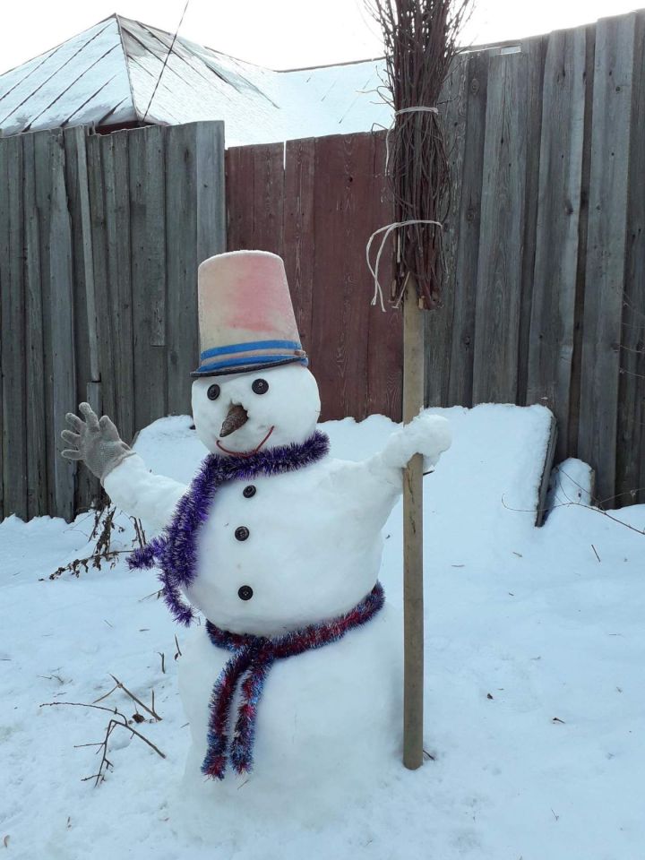 Новогодний снеговик !!!
