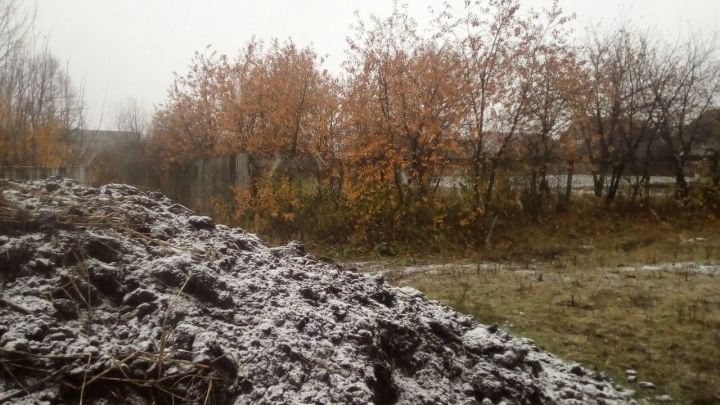 Тетюши. Первый снег в октябре