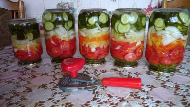 Как приготовить салат из огурцов и помидор на зиму: рецепт и советы