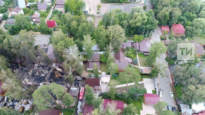 Короткое замыкание в беседке могло стать причиной пожара, уничтожившего 5 домов в Татарстане