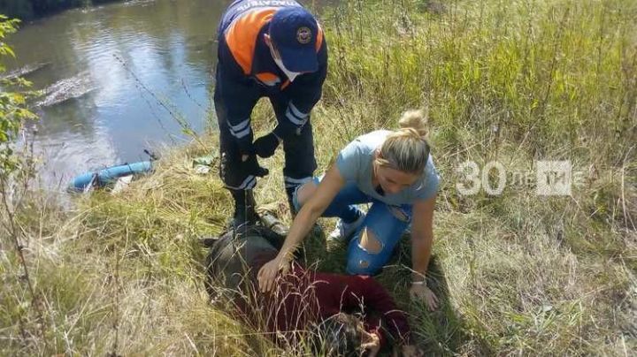 В Татарстане пожилая женщина едва не погибла в реке