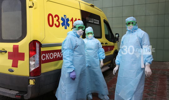 Инфицированным больным вирусом Covid-19 в Татарстане оказывают медпомощь 15 тыс. 842 медицинских работника